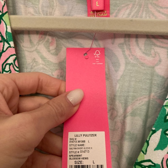 Lilly Pulitzer Sailynn Romper Size Large NWT - Picture 4 of 9